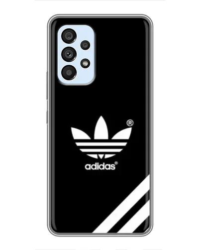 Чехол для Samsung Galaxy A33 (5G) с картинкой «Adidas с диагональными полосами»