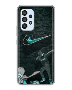 Чехол для Samsung Galaxy A33 (5G) с картинкой «Спортивный арт Nike»