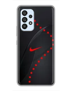 Чехол для Samsung Galaxy A33 (5G) с картинкой «Абстрактный дизайн Nike»