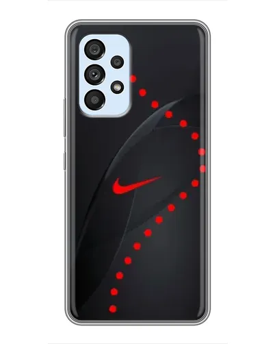 Чехол для Samsung Galaxy A33 (5G) с картинкой «Абстрактный дизайн Nike»