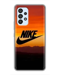 Чехол для Samsung Galaxy A33 (5G) с картинкой «Nike — вечерний горизонт»