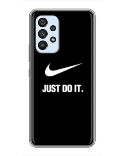 Чехол для Samsung Galaxy A33 (5G) с картинкой «Классический принт Nike»