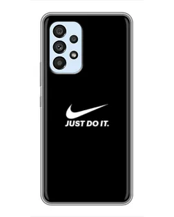 Чехол для Samsung Galaxy A33 (5G) с картинкой «Минимализм от Nike»