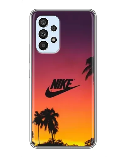 Чехол для Samsung Galaxy A33 (5G) с картинкой «Nike на закате солнца»