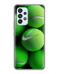 Чехол для Samsung Galaxy A33 (5G) с картинкой «Теннисные мячи Найк»