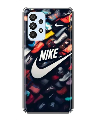 Чехол для Samsung Galaxy A33 (5G) с картинкой «Коллекция кроссовок Nike»