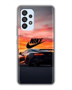 Чехол для Samsung Galaxy A33 (5G) с картинкой «Nike и суперкар»