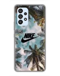 Чохол для Samsung Galaxy A33 (5G) з картинкою «Тропічний принт Nike» Чохол для Samsung Galaxy A33 (5G) з картинкою «Тропічний принт Nike»