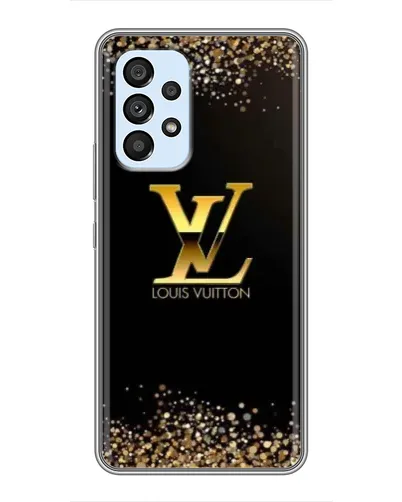 Чехол для Samsung Galaxy A33 (5G) с картинкой «LV — золотые искры»