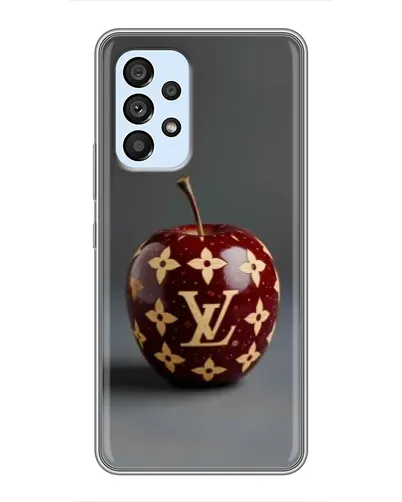 Чехол для Samsung Galaxy A33 (5G) с картинкой «Красное яблоко LV»