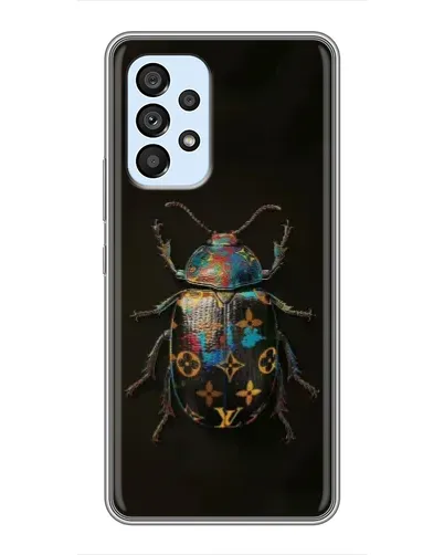 Чехол для Samsung Galaxy A33 (5G) с картинкой «LV — мраморный принт»