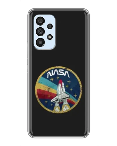 Чехол для Samsung Galaxy A33 (5G) с картинкой «NASA — эмблема миссии»