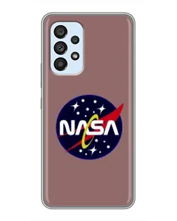 Чехол для Samsung Galaxy A33 (5G) с картинкой «NASA — ретро космос»