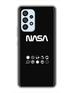 Чехол для Samsung Galaxy A33 (5G) с картинкой «NASA — технический принт»