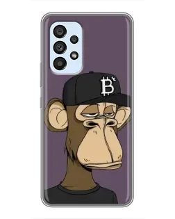 Чехол для Samsung Galaxy A33 (5G) с картинкой «Bored Ape в кепке»
