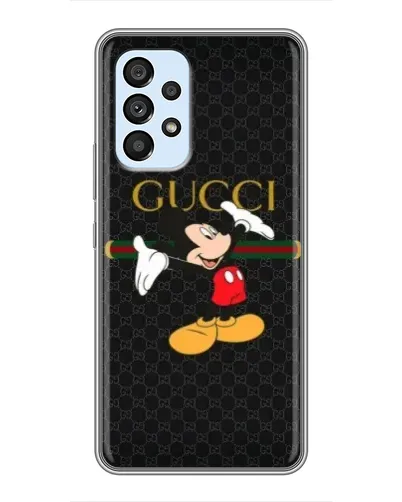 Чехол для Samsung Galaxy A33 (5G) с картинкой «Микки Маус Gucci»