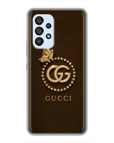 Чехол для Samsung Galaxy A33 (5G) с картинкой «Gucci — золотая бабочка»