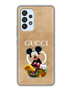 Чехол для Samsung Galaxy A33 (5G) с картинкой «Микки Маус Gucci — крафт»
