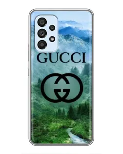 Чехол для Samsung Galaxy A33 (5G) с картинкой «Gucci — горный пейзаж»