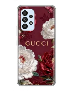 Чохол для Samsung Galaxy A33 (5G) з картинкою «Gucci — бордові троянди»