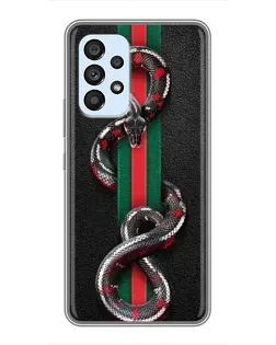 Чохол для Samsung Galaxy A33 (5G) з картинкою «Gucci — змія на смузі»