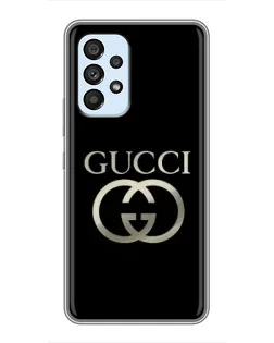 Чохол для Samsung Galaxy A33 (5G) з картинкою «Gucci — золото на чорному»