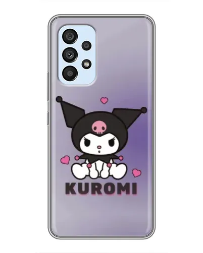 Чехол для Samsung Galaxy A33 (5G) с картинкой «Kuromi — фиолетовый арт»