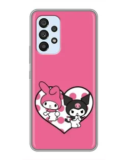 Чехол для Samsung Galaxy A33 (5G) с картинкой «Kuromi и My Melody»