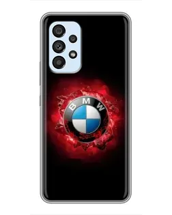Чехол для Samsung Galaxy A33 (5G) с картинкой «Логотип BMW — вспышка»