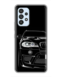 Чехол для Samsung Galaxy A33 (5G) с картинкой «Темный силуэт BMW»