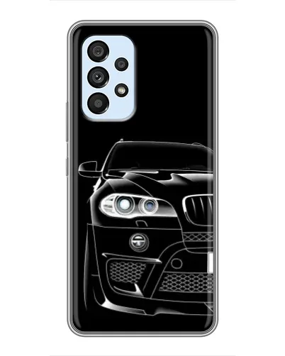 Чехол для Samsung Galaxy A33 (5G) с картинкой «Темный силуэт BMW»