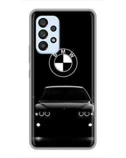 Чехол для Samsung Galaxy A33 (5G) с картинкой «BMW — взгляд из темноты»