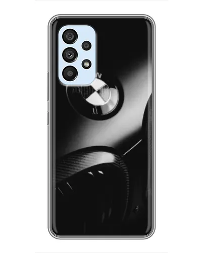 Чехол для Samsung Galaxy A33 (5G) с картинкой «Эмблема BMW — макро»