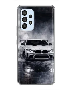 Чехол для Samsung Galaxy A33 (5G) с картинкой «BMW сквозь туман»