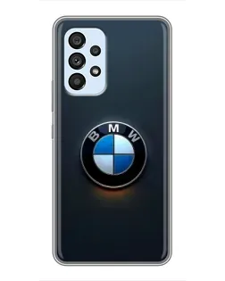 Чехол для Samsung Galaxy A33 (5G) с картинкой «Логотип BMW — минимализм»