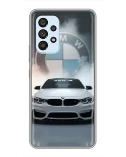 Чохол для Samsung Galaxy A33 (5G) з картинкою «BMW в білому диму»