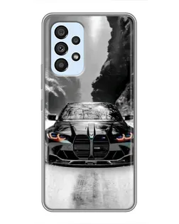 Чохол для Samsung Galaxy A33 (5G) з картинкою «BMW — акварельний дрифт»