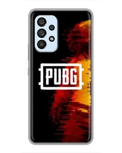 Чехол для Samsung Galaxy A33 (5G) с картинкой «Яркий логотип PUBG»