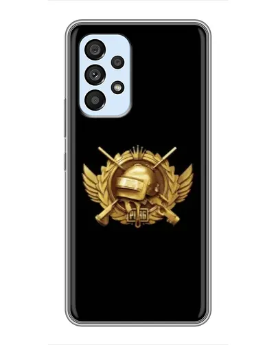 Чехол для Samsung Galaxy A33 (5G) с картинкой «PUBG — оранжевый градиент»