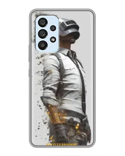 Чехол для Samsung Galaxy A33 (5G) с картинкой «PUBG — боец в пыли»