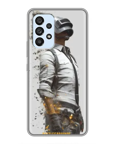 Чехол для Samsung Galaxy A33 (5G) с картинкой «PUBG — боец в пыли»