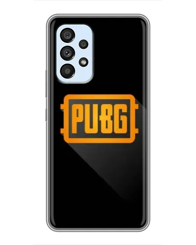 Чехол для Samsung Galaxy A33 (5G) с картинкой «PUBG — рамка лого»