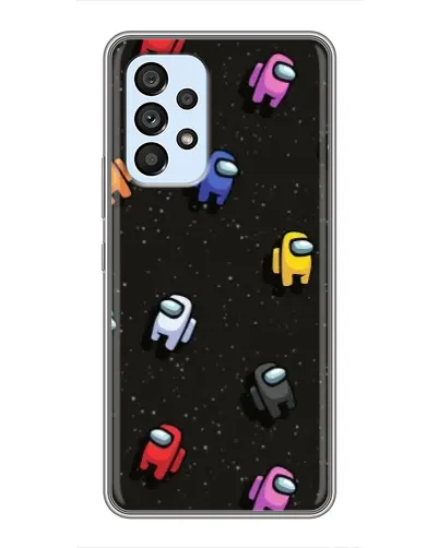 Чехол для Samsung Galaxy A33 (5G) с картинкой «Космический паттерн Among Us»