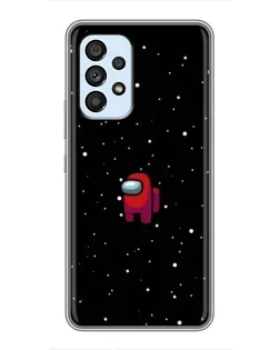 Чехол для Samsung Galaxy A33 (5G) с картинкой «Красный Among Us»