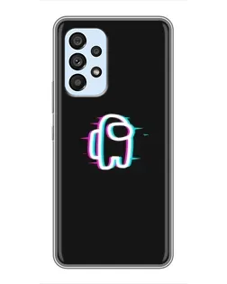 Чехол для Samsung Galaxy A33 (5G) с картинкой «Among Us неон»