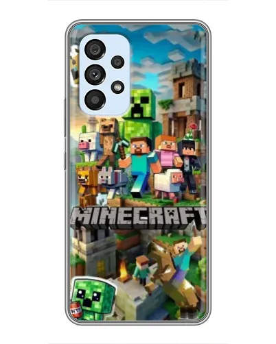 Чехол для Samsung Galaxy A33 (5G) с картинкой «Замок Minecraft»
