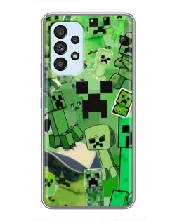 Чехол для Samsung Galaxy A33 (5G) с картинкой «Криперы Minecraft»