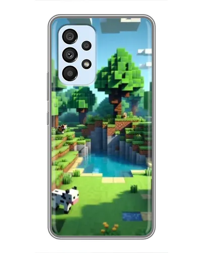 Чехол для Samsung Galaxy A33 (5G) с картинкой «Minecraft летний день»