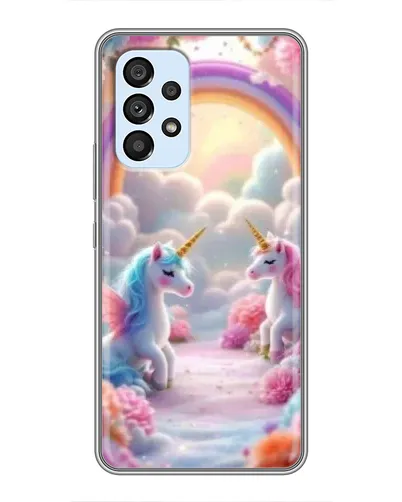 Чохол для Samsung Galaxy A33 (5G) з картинкою «Веселка і єдинороги» Чохол для Samsung Galaxy A33 (5G) з картинкою «Веселка і єдинороги»