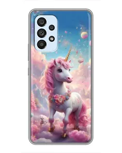 Чохол для Samsung Galaxy A33 (5G) з картинкою «Єдиноріг серед хмар»